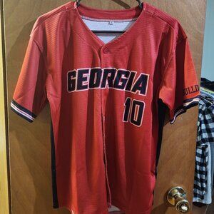 UGA baseball/softball jersey, size youth XL/womens small